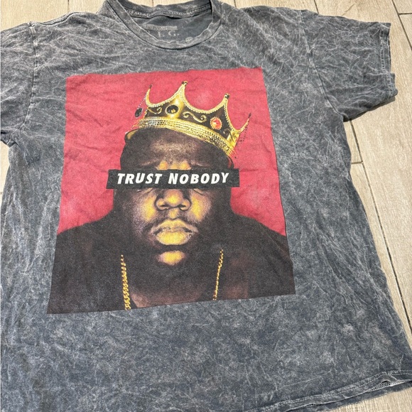 Men's The Notorious B.I.G. Trust Nobody Graphic T-Shirt Size Large - Picture 6 of 7